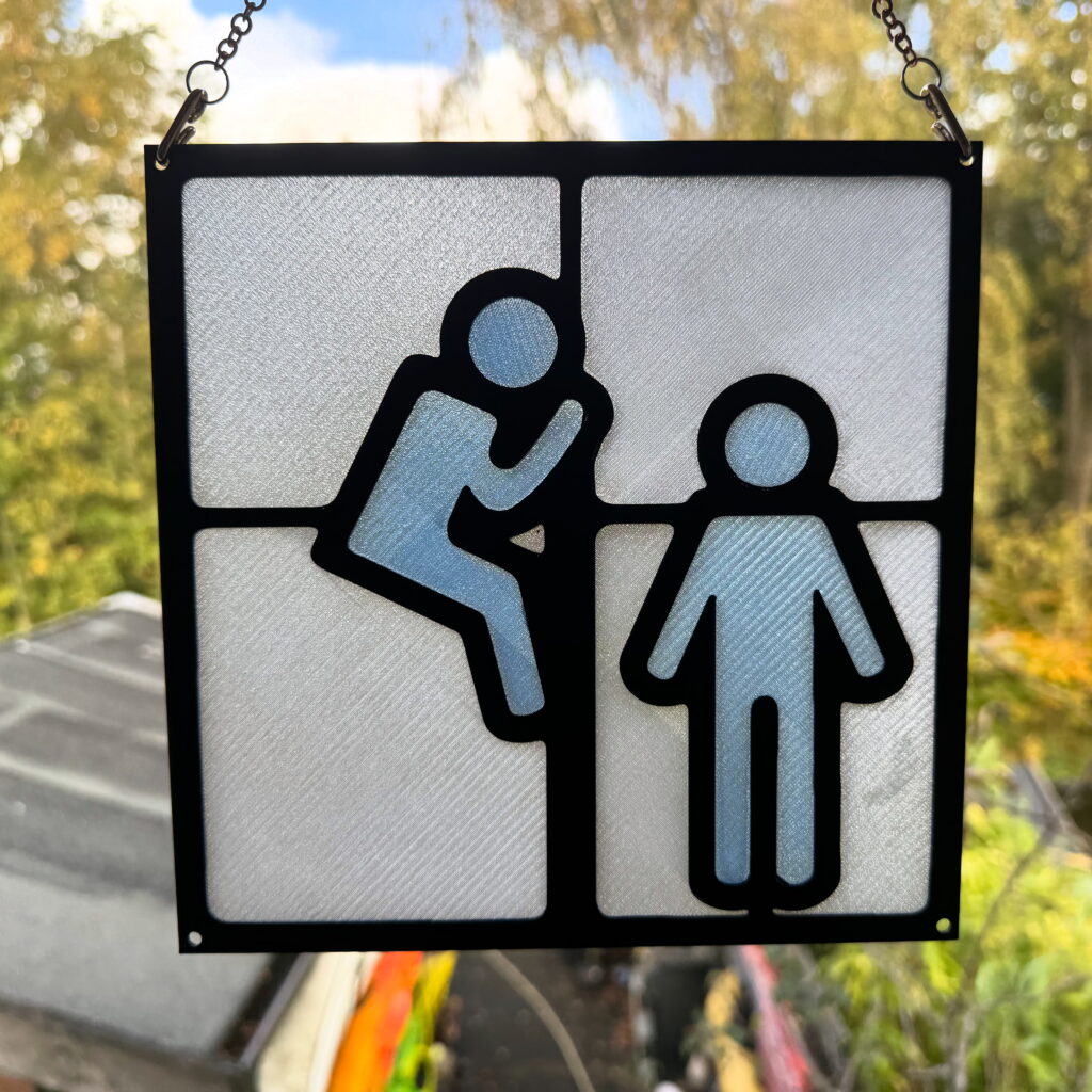 Bathroom 20x20cm - 3D Printed Frame